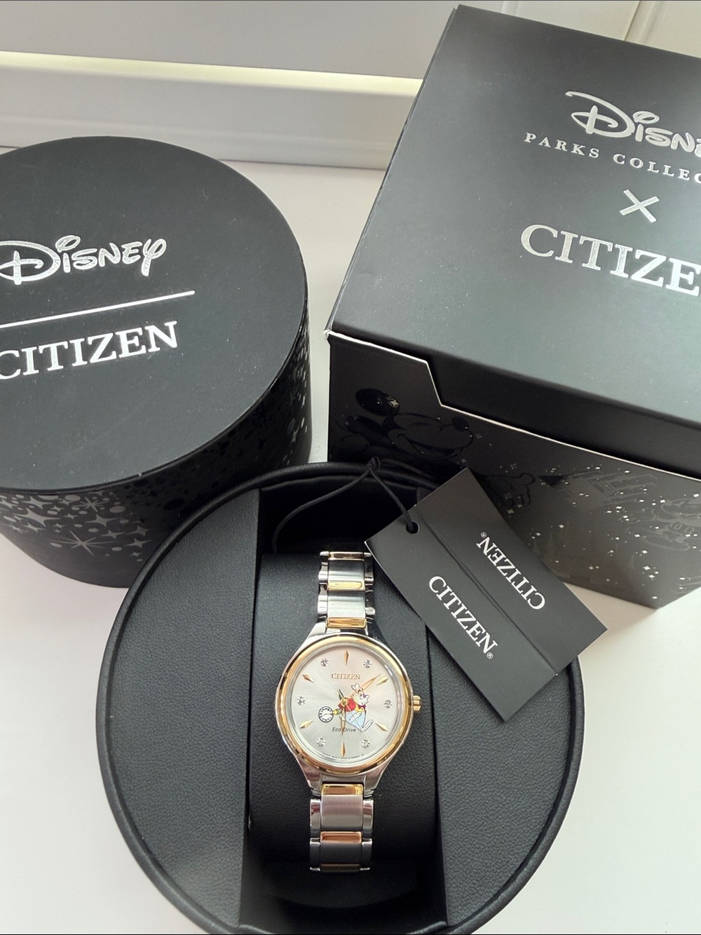 Disney Parks x Citizen Alice In Wonderland Eco Drive Watch